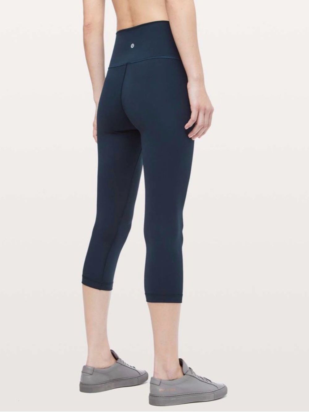 Lululemon Wunder Under Crop High Rise Full-On Luxtreme Leggings 21" True Navy‎